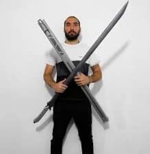 Custom Handcrafted Cosplay Sword Commission: Fantasy Prop Replica