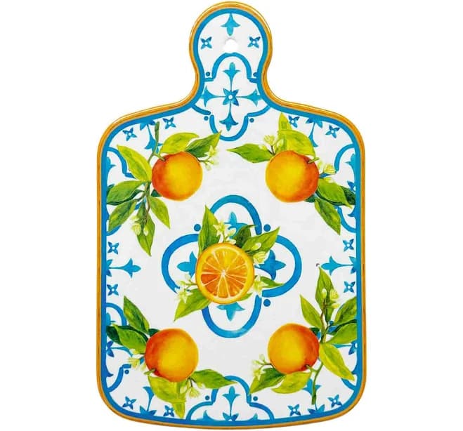 Le Cadeaux Valencia Orange Cheeseboard Gift Set