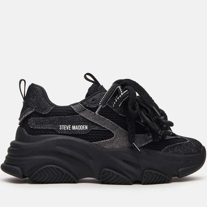 Steve Madden Women's Pryce Lace-Up Chunky Sneakers