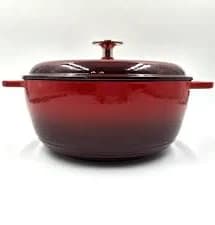 AmazonBasics Kitchen SX-45QTR Enameled Cast Iron Covered Dutch Oven