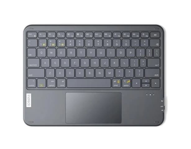 Inateck Bluetooth Keyboard with Touchpad, Ultra Slim and Portable Wireless QWERTY Keyboard, Compatible with Windows and iPad OS, KB01105