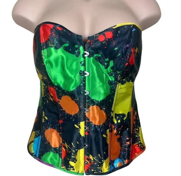 Paint Splatter Corset