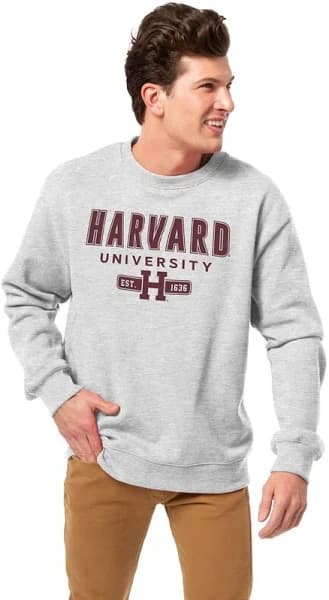 Harvard Crimson Essentials 2.0 Men's Pullover Sweatshirt