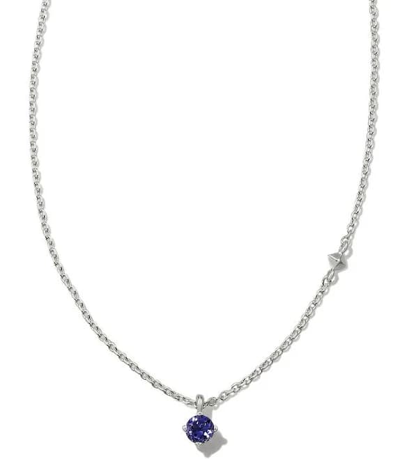 Kendra Scott Maisie Pendant Necklace Sterling Silver White Pearl