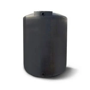 Norwesco 1000 Gallon Vertical Water Storage Tank in Black