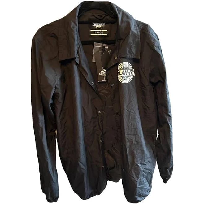 Dickies Black Polyamide Coach Jacket Size L