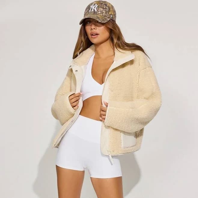 Garage Women's Sherpa Mixed Media Jacket