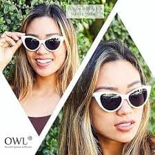 Amazon.com: Black Cat Eye Smoke Lens Sunglasses Plastic Frame Stylish Vintage UVB UVA protection : Clothing, Shoes & Jewelry