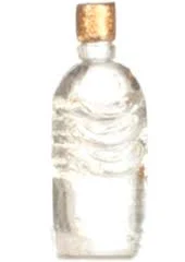 Dollhouse Miniature Clear Perfume Bottle