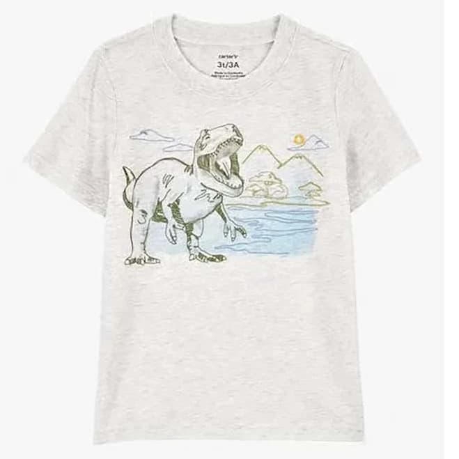 Carter's Toddler Boys' Dinosaur Graphic Short-Sleeve T-Shirt