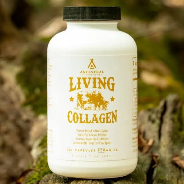 Ancestral Supplements Grass Fed Bovine Capsules Dietary Supplement