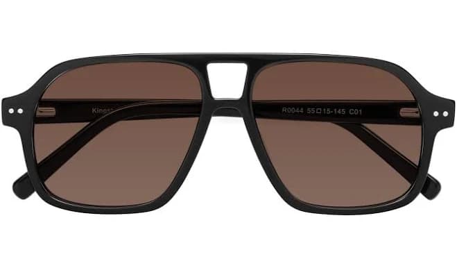 Grandpa Oversized Aviator Tinted Sunglasses Sunwear Lenses