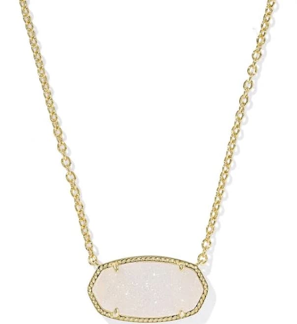 Elisa Gold Statement Short Pendant Necklace Kendra Scott