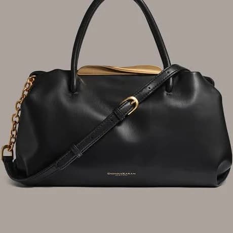 Donna Karan Women's Poplin Leather Satchel Bag