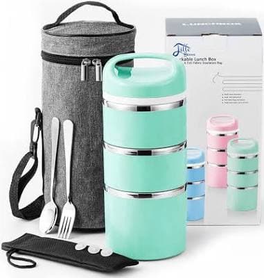Lille Home Nutribox Stackable Compartment Lunch Box