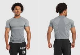 Gymshark Elite Seamless Shirt Gray Grey Muscle Men XL X-Large Fitted Lifting Gym | eBay