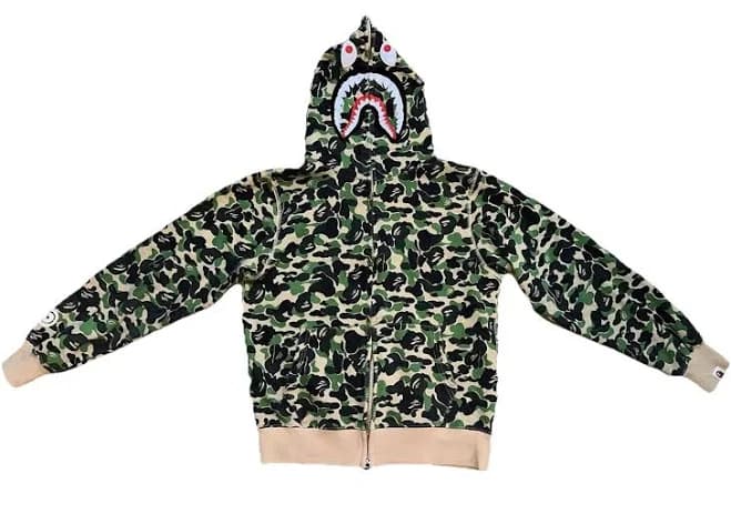 Bape Men's ABC Camo Shark Hoodie