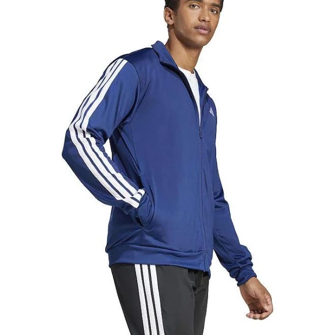 adidas Men's 3-Stripes Tricot Regular Track Jacket