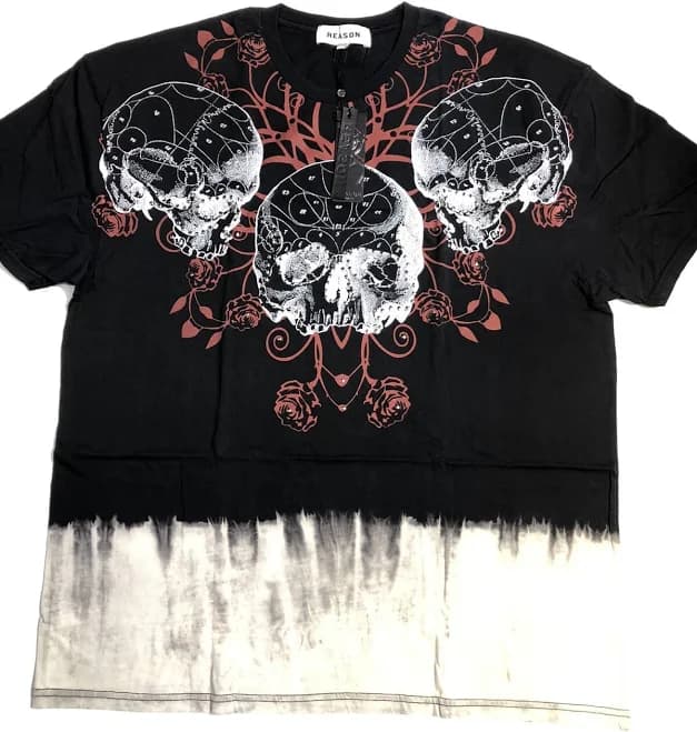 Reason Graphic Tee Black/red/white Sz 2xl 100% Authentic
