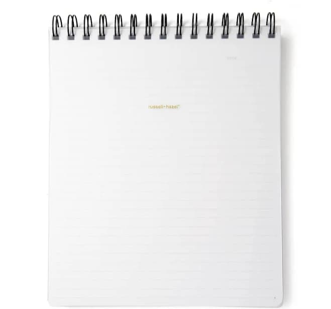 Russell & Hazel Jotter Spiral Notebook
