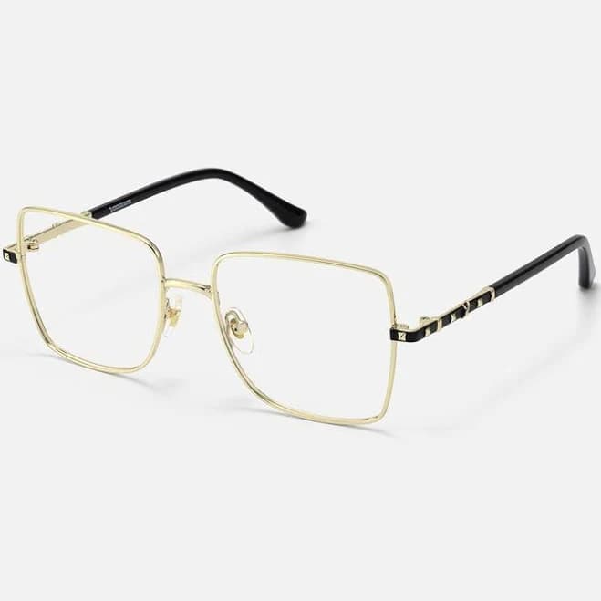 Vooglam Square Gold Eyeglasses