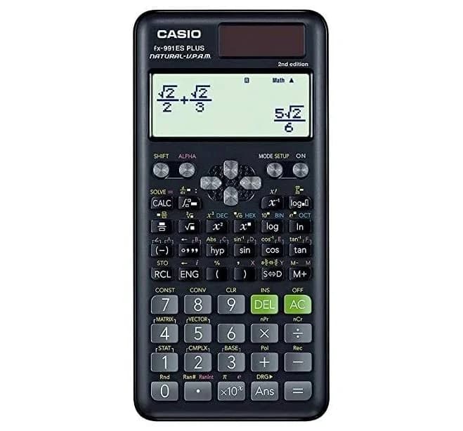 Casio Fx-991es Plus-2nd Edition Scientific Calculator With Bill