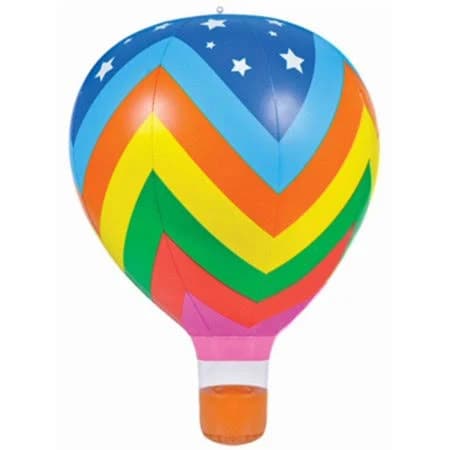 Quest -22 inch Zigzag Inflatable Hot Air Balloon Toy Decoration