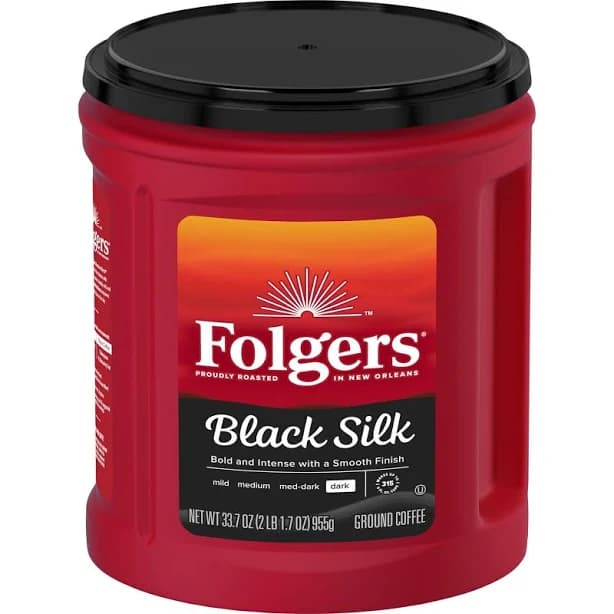 Folgers Ground Coffee Black Silk
