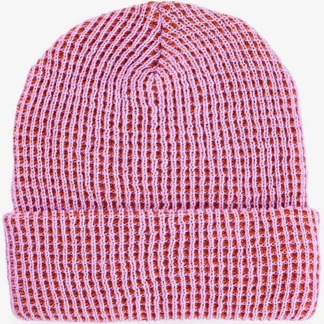 Simple Grid Knit Beanie