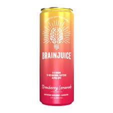 Amazon.com: Brainjuice Brain Health - Bebida de apoyo para la energía y el enfoque, vitamina C, B5, B6 y B12, L teanina, Alpha GPC y cafeína natural de té verde, vegano, sin