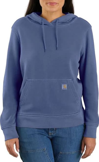 Carhartt Women's Relaxed Fit Midweight Garment Dye French Terry Hooded Sweatshirt