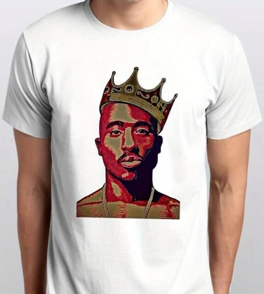 Forest Labs Tupac with Crown Deathrow Shirt