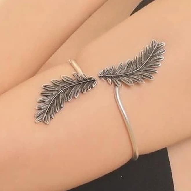 Dainty Antique Silver Chain Bracelet