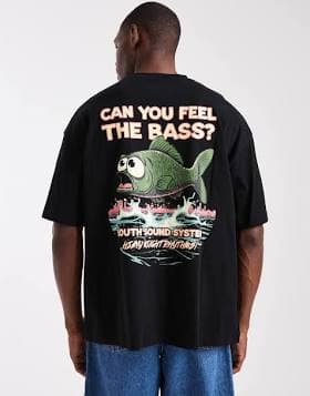 ASOS Oversized Cartoon Graphic T-Shirt
