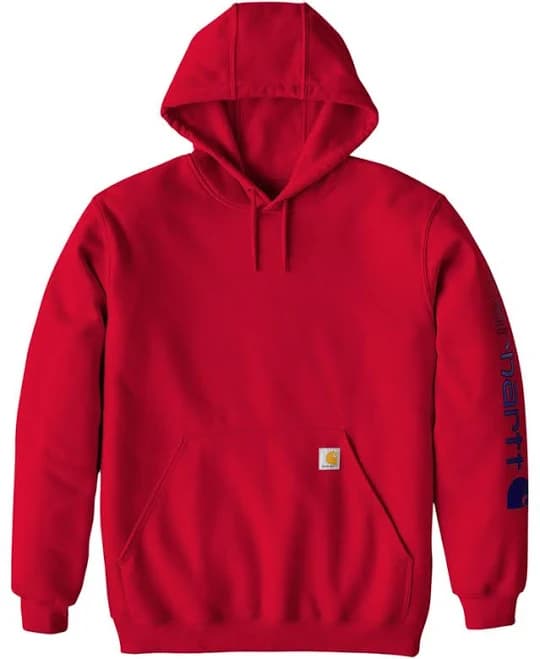 Carhartt Men's Loose Fit Midweight Logo Sleeve Graphic Sweatshirt