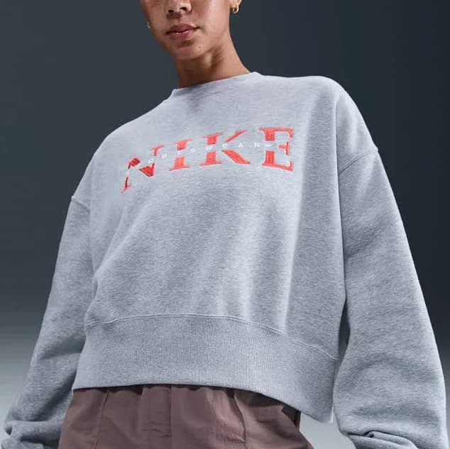Nike Women's Phoenix Fleece Oversized Crew-Neck Sweatshirt