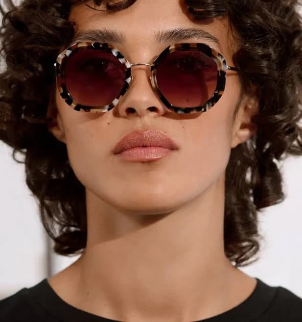 Jimmy Fairly Women's Angie Hexagonal Sunglasses