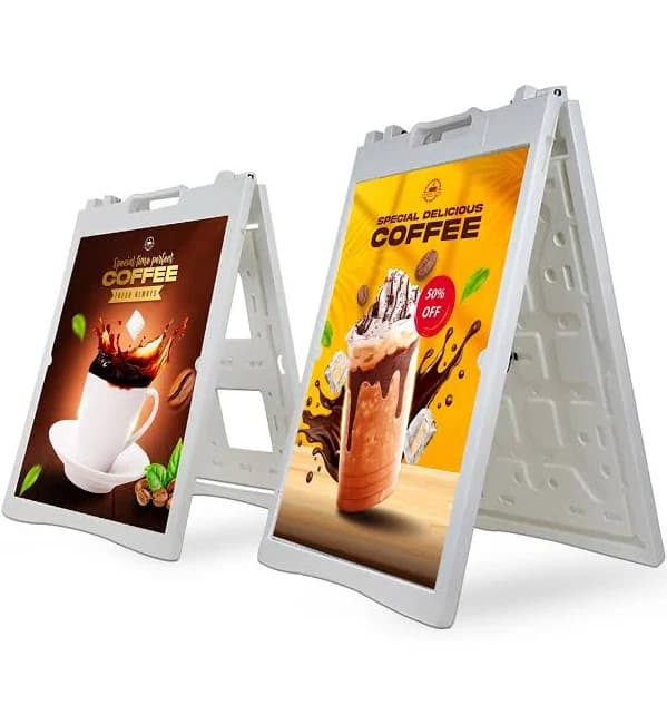 BannerBuzz Custom Sidewalk Sign Frame Stand Sign Frameicade
