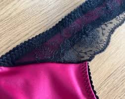 Men's Satin & Lace Thong. Mens Satin Thong. Lacy Men's Underwear. Available in Sizes, 28" - 38". Handmade in UK - Etsy UK