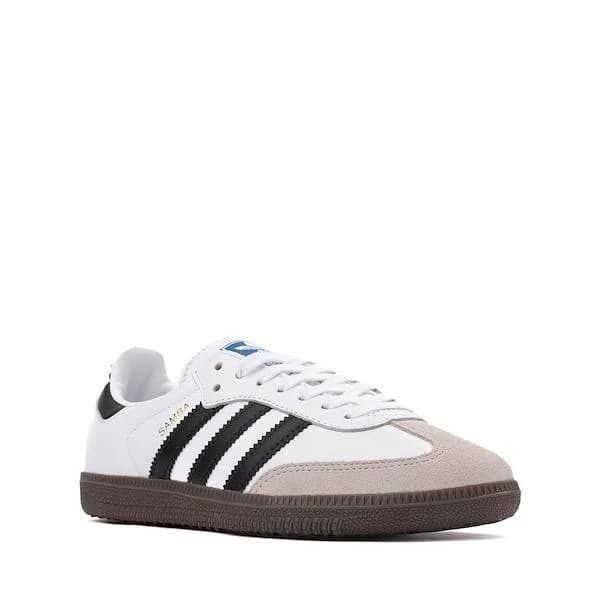 adidas Samba OG Athletic Shoe - Little Kid - Cloud White / Core Black / Gum - Boys - Size 1