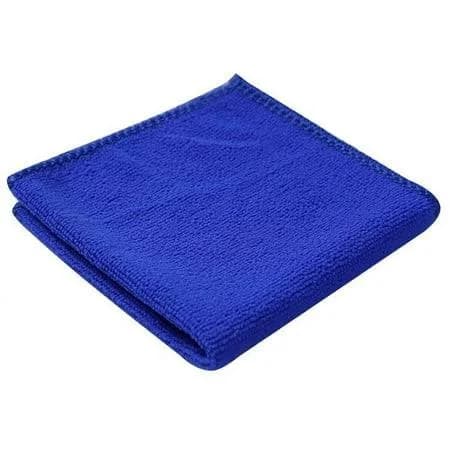 Blue Microfiber Hand Towel | Multipurpose Super Absorbent Fast Drying Towel for Car Washing, Dishes & Windows | 30x30 Inch Soft Cleaning Cloth, Size: