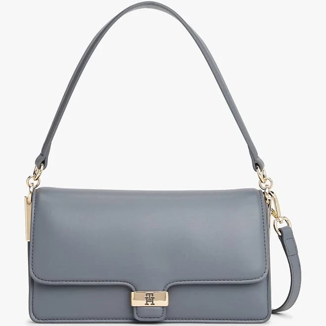 Tommy Hilfiger Women's Monogram Clasp Convertible Crossbody Bag