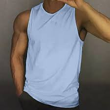 Caqnni Men's Tank Tops Body Quick Dry Vest Workout Tank Tops Gym Muscle Shirts Bodybuilding Compression Gym WorkoutMuscle Tshirts Big and Tall Basketball Tank Tops (Light Blue,L) - Walmart.com