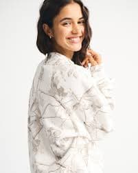 Women's Sunday Mockneck Crew | Women's Clearance | Abercrombie.com