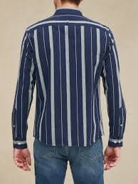 Banana Republic Untucked Slim Fit Cotton Shirt-Navy-Size XL-NWT | eBay