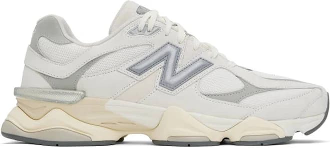New Balance Off-White & Gray 9060 Sneakers