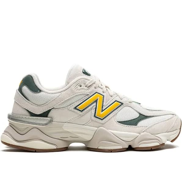 New Balance - 9060 "White/Green" sneakers - men - Rubber/Mesh/Calf Suede/Fabric - 9.5 - Neutrals