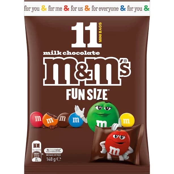 M&M's Funsize Milk Chocolate Party Share Bag