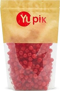 Yupik Sour Cherry Candies, 2.2 lb (35.2 oz), Cherry-Flavored Balls, Sweet & Tart, Chewy Red Gummies, Fun Treat, Sweet Candy, Delicious Snack, Ideal for Gifting, Holidays & Decorating