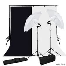 Studio Photo Photography Umbrella Light 9x10 Support Backdrop Stand Lighting Kit